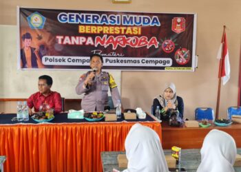 Selamatkan Generasi Pelajar Dari Penyalahgunaan Narkoba, Babinkamtibmas Polsek Cempaga Berikan Penyuluhan