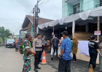 Amankan Pemungutan Suara, Ratusan Polisi di Sukabumi Siaga di TPS