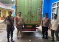 Polres Ciamis Pengamanan Distribusi Logistik Pemilu ke Tingkat PPK Kecamatan Panawangan