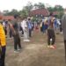 Polsek Cimaragas Giat Senam Sehat Bersama Petugas Pemilu di Lapang Mulya Desa Beber