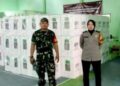 Polsek Ciamis Giat Pengamanan Gudang Logistik Pemilu Kotak Suara Beserta Isi di PPK Kecamatan Baregbeg