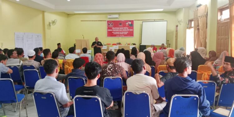 DPC PDI-P Padang Lawas Selesaikan Pelatihan Saksi di Enam Titik