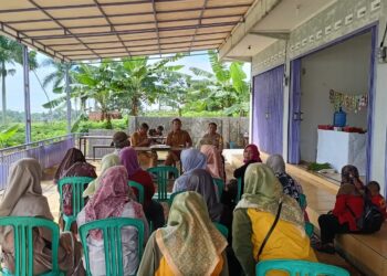 Polsek Cipaku Monitoring Penyuluhan Kelompok Tani di Desa Jalatrang