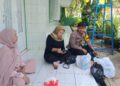 Ops Mantap Brata, Polsek Sukadana Polres Ciamis Datangi Warga Salakaria Beri Imbauan Kamtibmas
