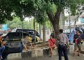 Personel Sat Samapta Polres Ciamis Giat Pemantauan dengan Sasaran Premanisme di Terminal Ciamis