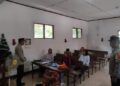 Cipta Kondisi, Polsek Cisaga Polres Ciamis Giat PAM Kebaktian di Pos Kebaktian Gereja Kristen Pasundan