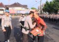 Kapolres Pimpin Korps Raport Kenaikan Pangkat dan Beri Penghargaan Pengabdian