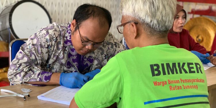 Wujudkan Rasa Kepedulian dan Berbagi, Rutan Sumenep Gandeng PMII Gelar Donor Darah