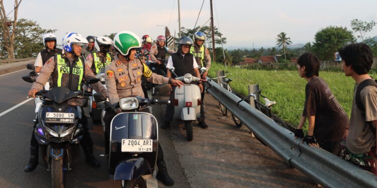 Cipta Kondisi Jelang Buka Puasa, Polres Sukabumi Kota Konsisten Lakukan PAS BUKA