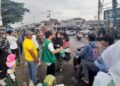 PAC GP Ansor Bagikan 1000 Takjil Buka Puasa di Jalan Nasional Bayah, Lebak