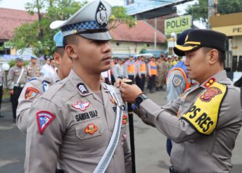 Tingkatkan Disiplin Berlalulintas, Polres Sukabumi Kota Gelar Operasi Keselamatan Lodaya 2024