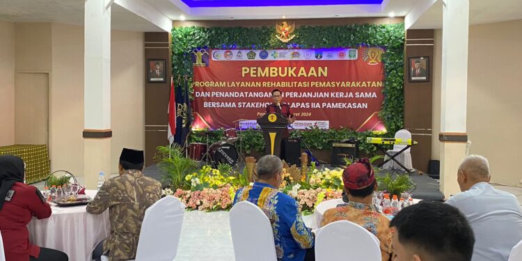 Pembukaan Program Rehabilitasi Lapas Pamekasan, Ka.Kanwil Kumham Jatim Resmi Dibuka