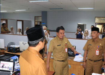 Sidak Empat Dinas, Sekda: Kehadiran Pegawai Capai 98 Persen
