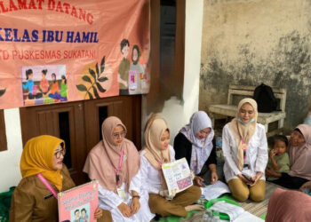Program Ibu Hamil dan Balita Puskesmas Sukatani Disambut Antusias Warga