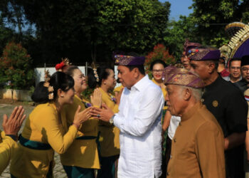Hadiri Acara Dharma Santi, Sekda: Mari Tingkatkan Kerukunan Umat Beragama