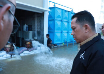 Pj Bupati Tangerang Tinjau Lokasi Banjir di Desa Bunar Sukamulya