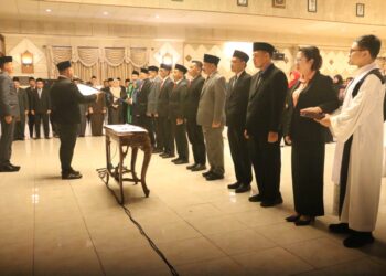 Persetujuan Mendagri Turun, Bupati Gresik Lantik Kembali 143 Pejabat Yang Dibatalkan Mutasinya