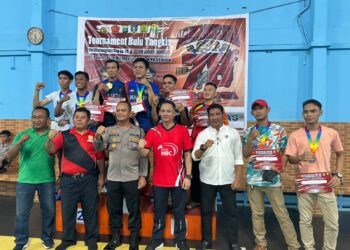 Penutupan Tournament Bulu Tangkis Polresta Tanjungpinang HUT Bhayangkara Ke-78, Kapolresta Tanjungpinang Kantongi Atlet Bermental Juara