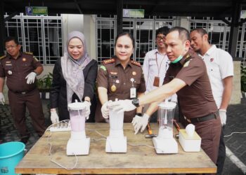 Narkotika, Elektronik dan Hingga Barang Bukti Kasus Pencabulan Dimusnahkan Kejari Tanjungpinang