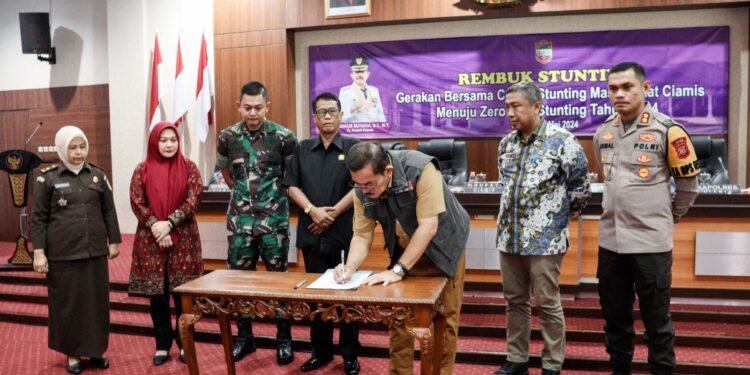 Rembuk Stunting, Langkah Efektif Pemkab Ciamis dalam Menurunkan Prevalensi Stunting