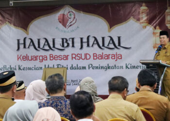 RSUD Balaraja Gelar Halal Bihalal, Asda III: Tingkatkan Mutu Pelayanan
