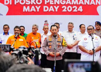 Komitmen Kapolri di Aksi May Day: Bentuk Timsus untuk Lindungi dan Kawal Hak Buruh