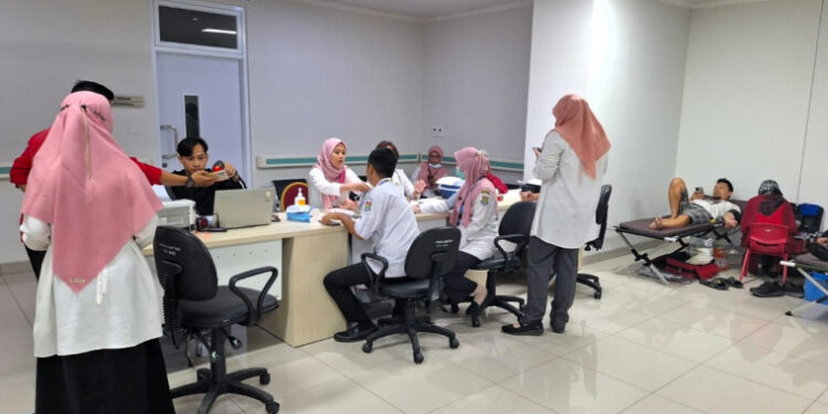 RSUD Tigaraksa Gelar Donor Darah, Penuhi Ketersediaan Darah di Kabupaten Tangerang