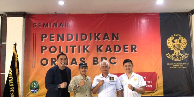 Seminar Wawasan Kebangsaan Ormas BBC resmi dibuka langsung oleh Ketua Umum ormas BBC H. Mugi Sudjana