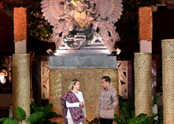 Presiden Jokowi Jamu Santap Malam Para Pemimpin dan Delegasi KTT WWF Ke-10 di GWK