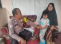 Sambangi Warga, Bhabinkamtibmas Polsek Sukabumi Edukasikan Pencegahan Stunting