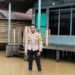 Personil Polsubsektor Telaga Antang Polsek Antang Kalang Pantau Perkembangan Banjir di Desa Tumbang Kalang