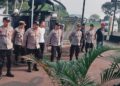 Kapolsek Citamiang Gelar Apel Pagi Sebagai Bentuk Kedisiplinan