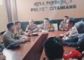 Kapolsek Citamiang Gelar Anev Mingguan