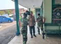 Wujud Sinergitas TNI – POLRI, Kapolsek Citamiang, Berkunjung Ke Koramil Citamiang