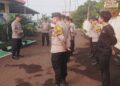 Kapolsek Citamiang Gelar Apel Pagi Sebagai Bentuk Kedisiplinan.