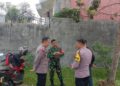 Sinergitas dengan TNI Babinsa Koramil Sukabumi di Seputaran Grand Sulanjana