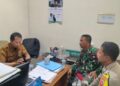 Sinirgitas TNI-POLRI Bhabinkamtibmas bersama Babinsa Kelurahan Tipar Koordinasi Kepada Seklur Kelurahan Tipar