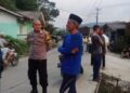 Bentuk Kepedulian, Bhabinkamtibmas Polsek Cireunghas Melayat Ke Rumah Warga yang Meninggal Dunia