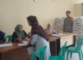 Bhabinkamtibmas Kelurahan Cikondang Monitoring dan Pengamanan Penyaluran Bansos