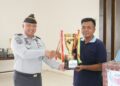 Porsenap Hari Bakti Pemasyarakatan Ke 60, Kalapas Narkotika Beri Juara Pada Narapidana
