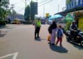 Guna Kamseltibcar Lantas, Polsek Sukaraja Tingkatkan Pelayanan Gatur Lalin