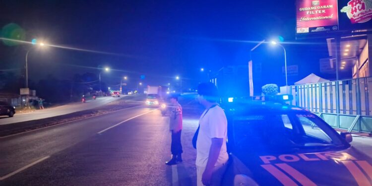 Antisipasi Gukamtibmas Pada Malam Hari, Polsek Gunungguruh Tingkatkan Patroli di Malam Hari