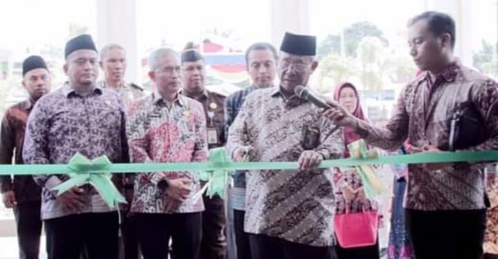Sekda Padang Lawas Bersama Ketua PT Medan Hadiri Tasyakuran Gedung Baru PN Sibuhuan Kelas II