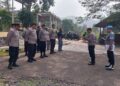 Apel Pagi dan Pengecekan Kelengkapan Personil Sebagai Bentuk Kedisiplinan dan Kesiapsiagaan Polsek Kadudampit