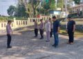 Apel Pagi dan Pengecekan Kelengkapan Personil Sebagai Bentuk Kedisiplinan dan Kesiapsiagaan Polsek Kadudampit