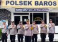 HUT Bhayangkara Ke-78. Kapolsek baros Tingkatkan Pelayanan Kepolisian untuk Masyarakat