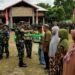 Usai penutupan TMMD, Kodim 1015 Sampit Gelar Baksos Bagi Sembako,Bagi Nutrisi Stanting dan Ibu Hamil