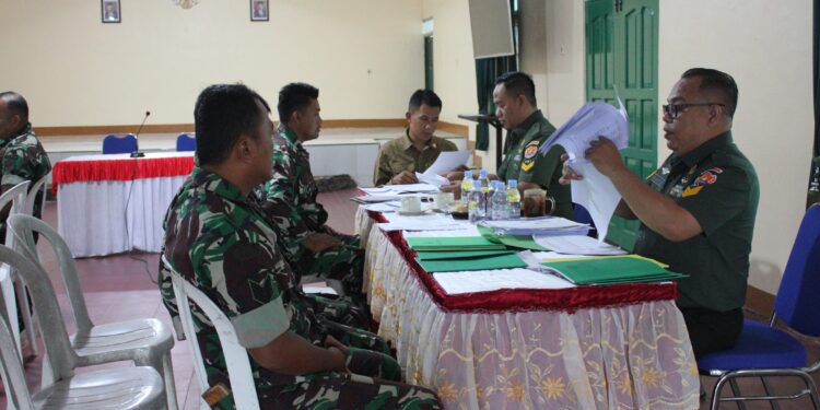 Kodim 1015  Sampit Terima Kunjungan Wasgiat dari Sintelad