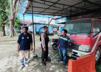 Pelihara Kamtibmas, Polsek KP Mentaya Tingkatkan Patroli di Kawasan Pelabuhan Pelindo Sampit