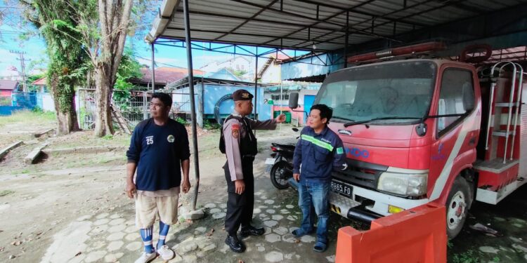 Pelihara Kamtibmas, Polsek KP Mentaya Tingkatkan Patroli di Kawasan Pelabuhan Pelindo Sampit